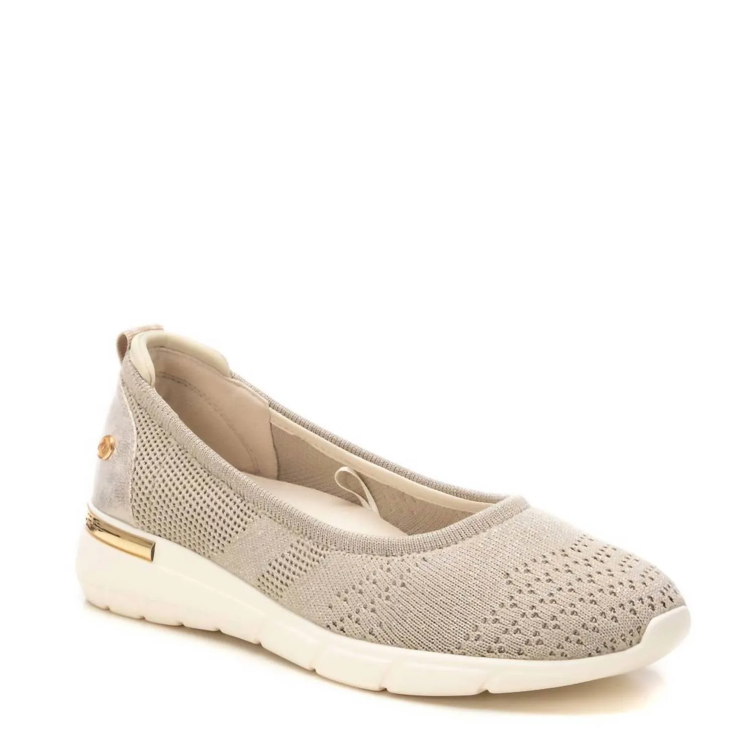 Women's Women's Flats Ballerinas Sneakers In Gold