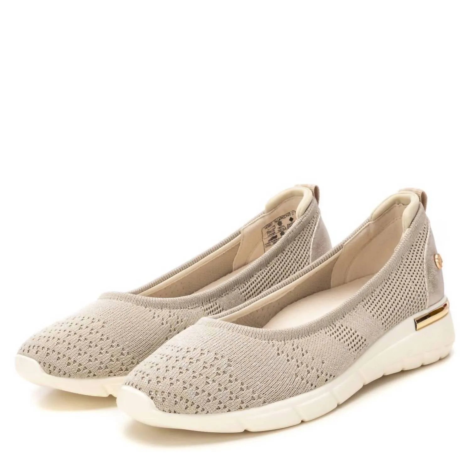 Women's Women's Flats Ballerinas Sneakers In Gold