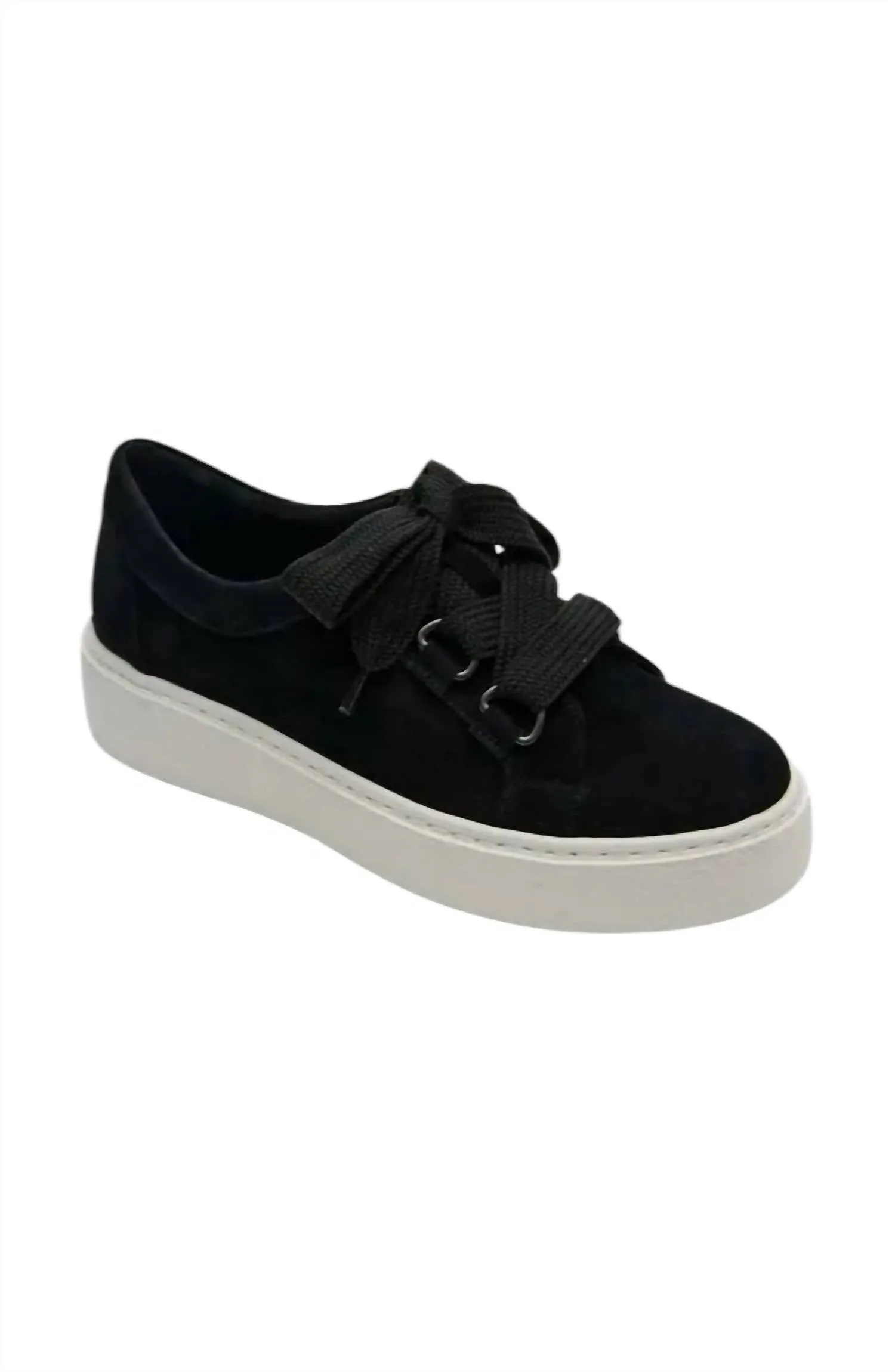 Women's Yevka Suede Sneaker In Black