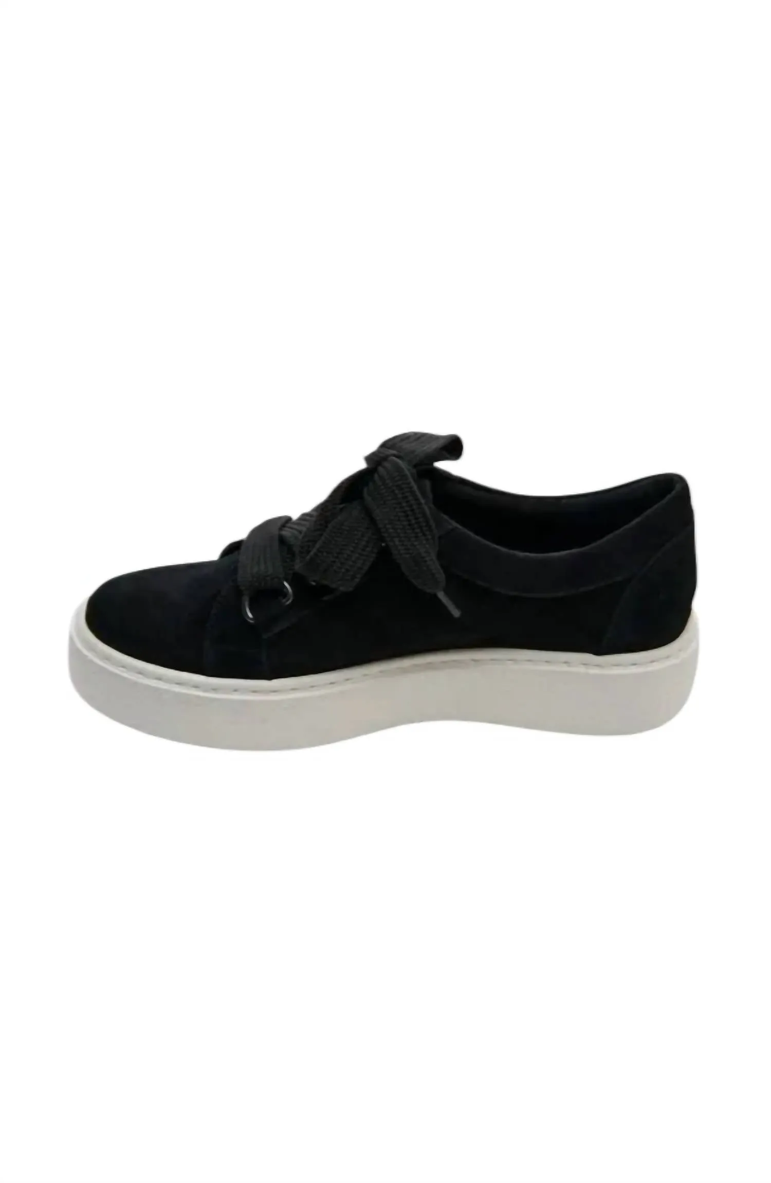 Women's Yevka Suede Sneaker In Black