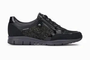 Women's Ylona Zipper Sneaker In Fancy Black