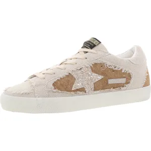 WOW 5 Womens Mixed Media Calf Hair Casual And Fashion Sneakers