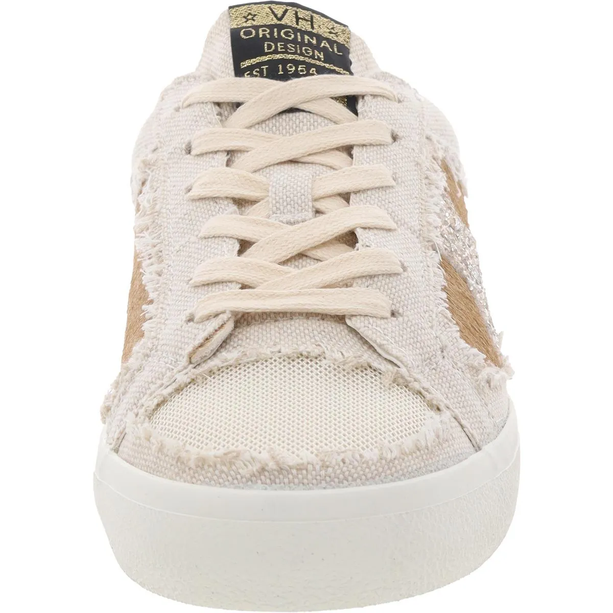 WOW 5 Womens Mixed Media Calf Hair Casual And Fashion Sneakers