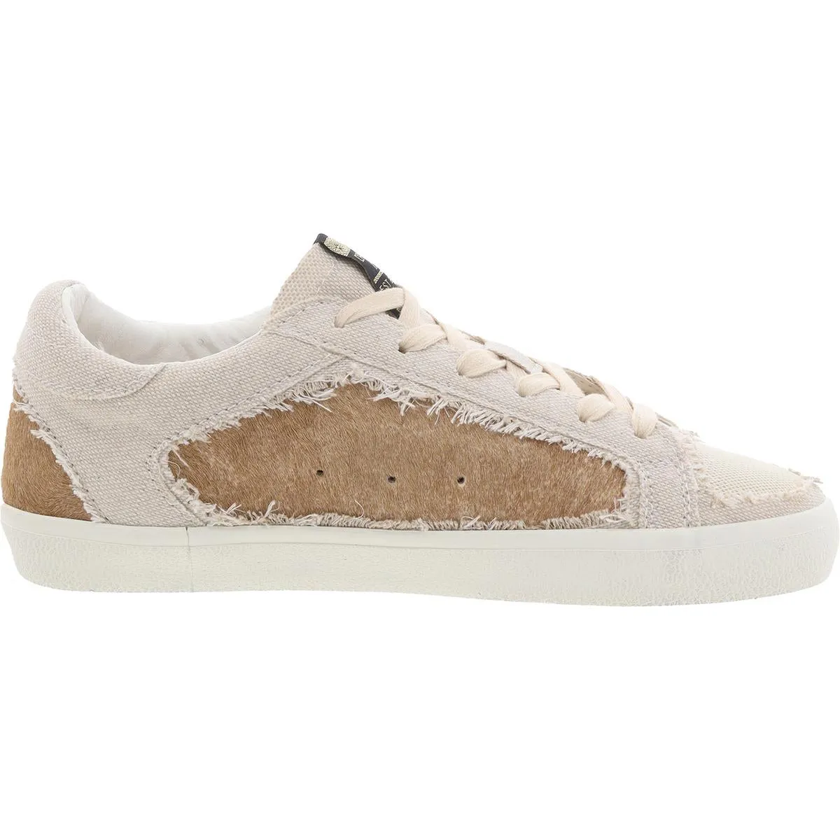 WOW 5 Womens Mixed Media Calf Hair Casual And Fashion Sneakers
