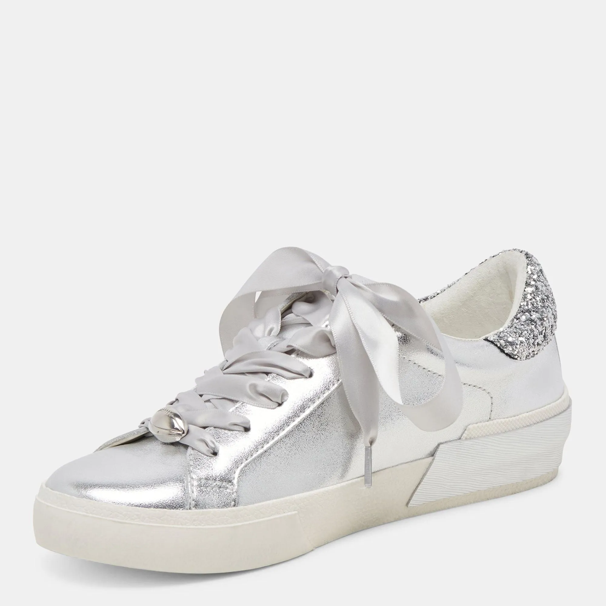 Zina Gameday Sneakers Silver Multi Leather