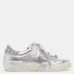 Zina Gameday Sneakers Silver Multi Leather