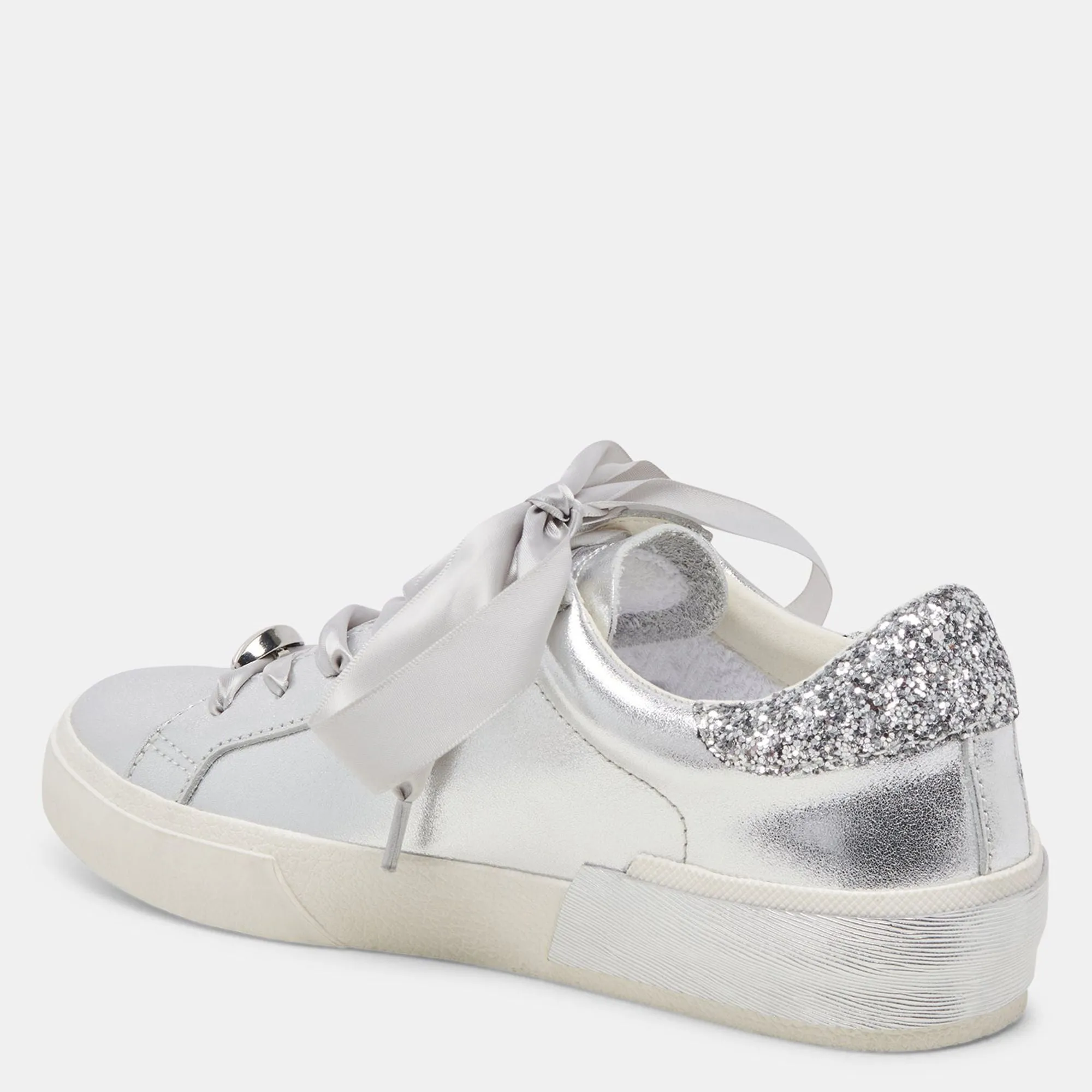 Zina Gameday Sneakers Silver Multi Leather