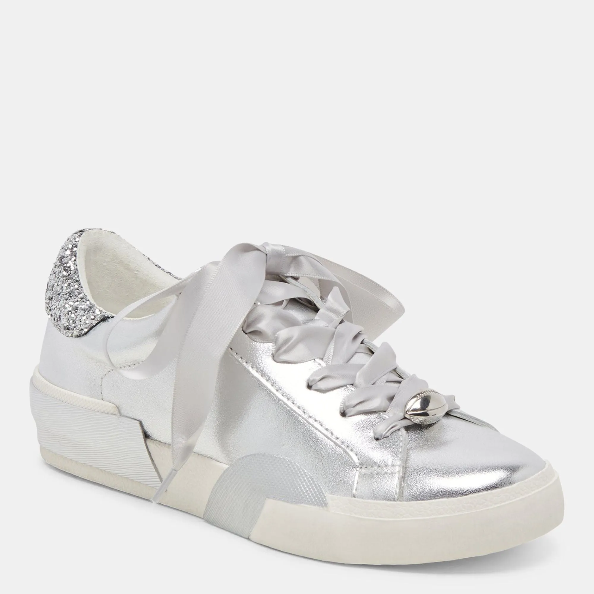 Zina Gameday Sneakers Silver Multi Leather