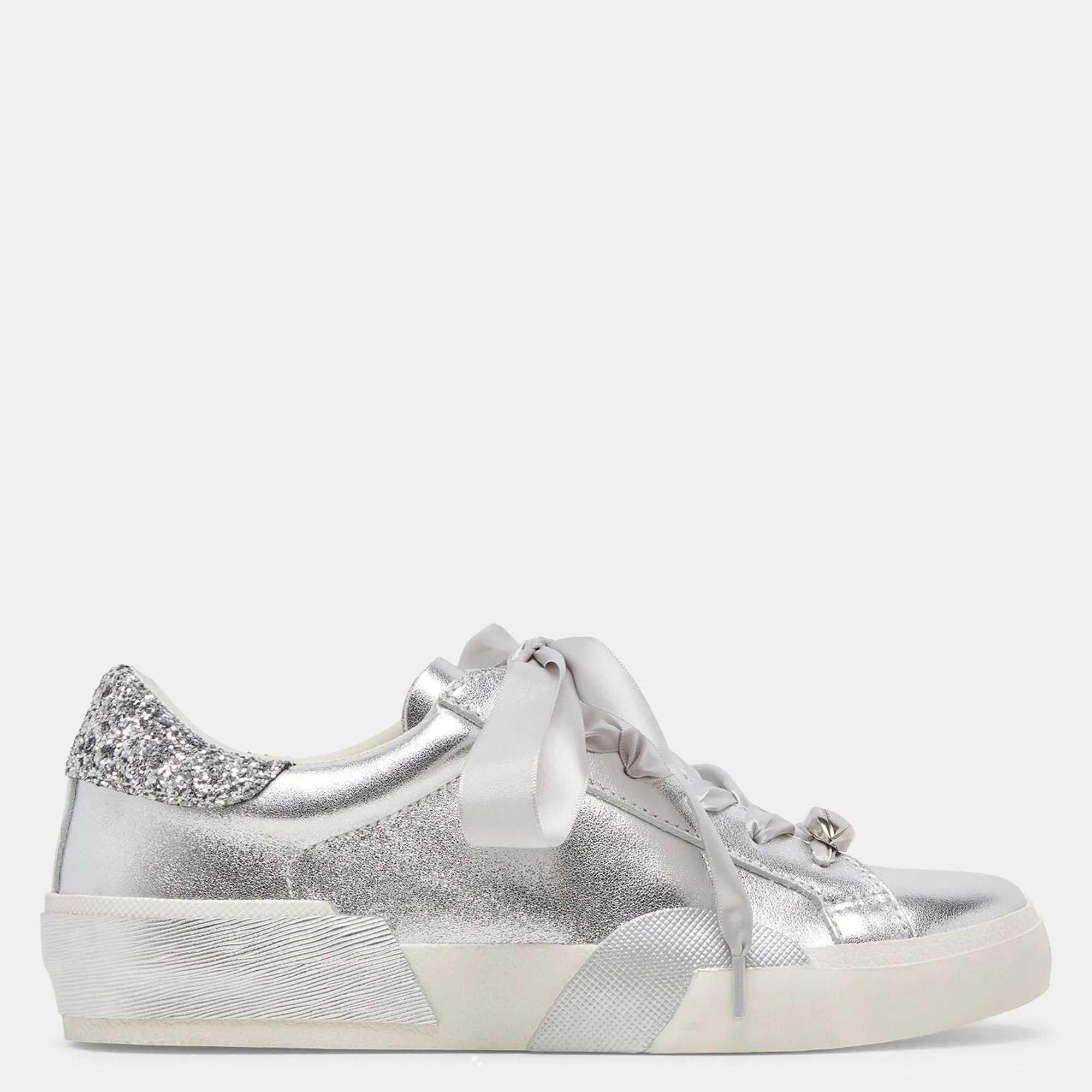 Zina Gameday Sneakers Silver Multi Leather