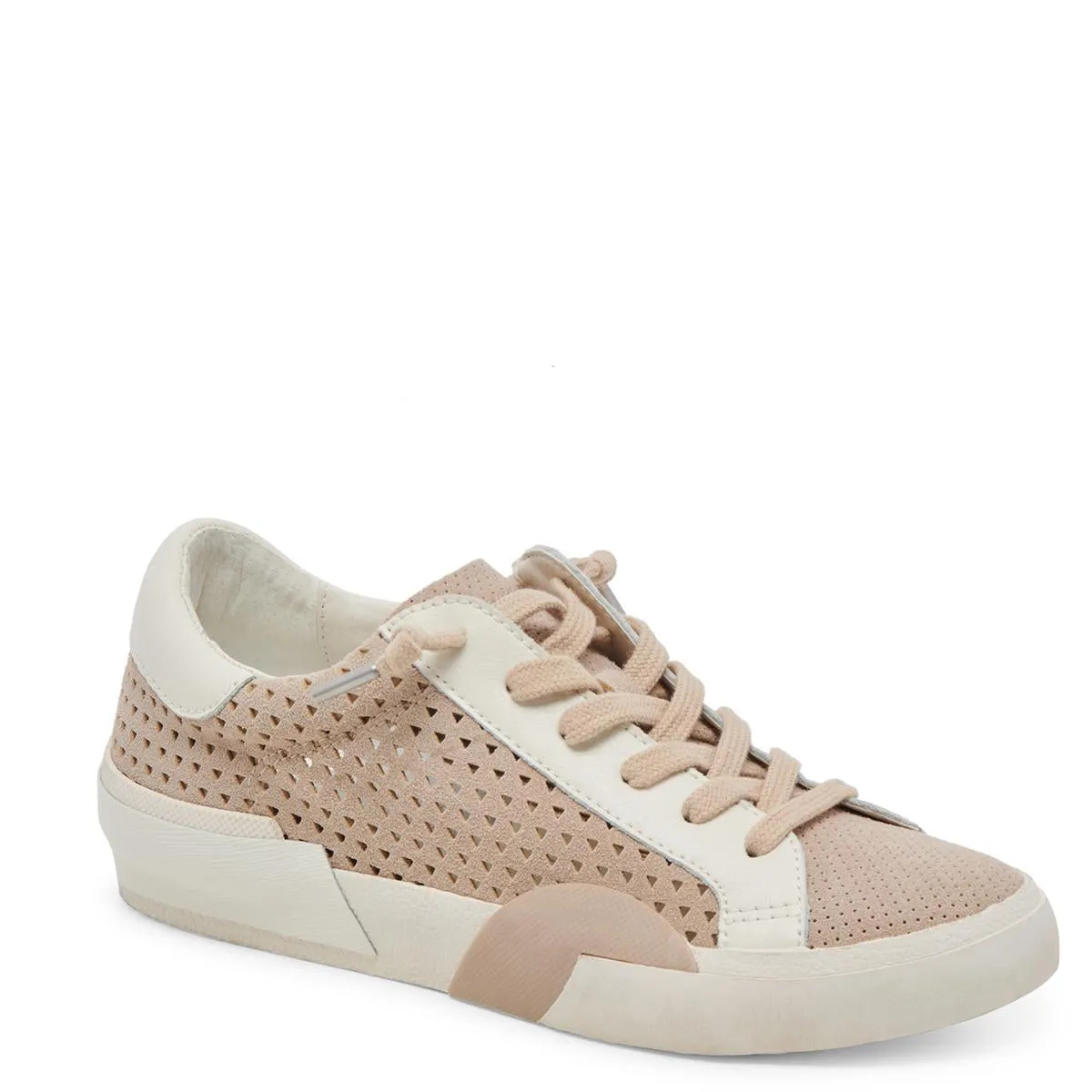 Zina Perf 360 Womens Leather Lace-Up Casual And Fashion Sneakers