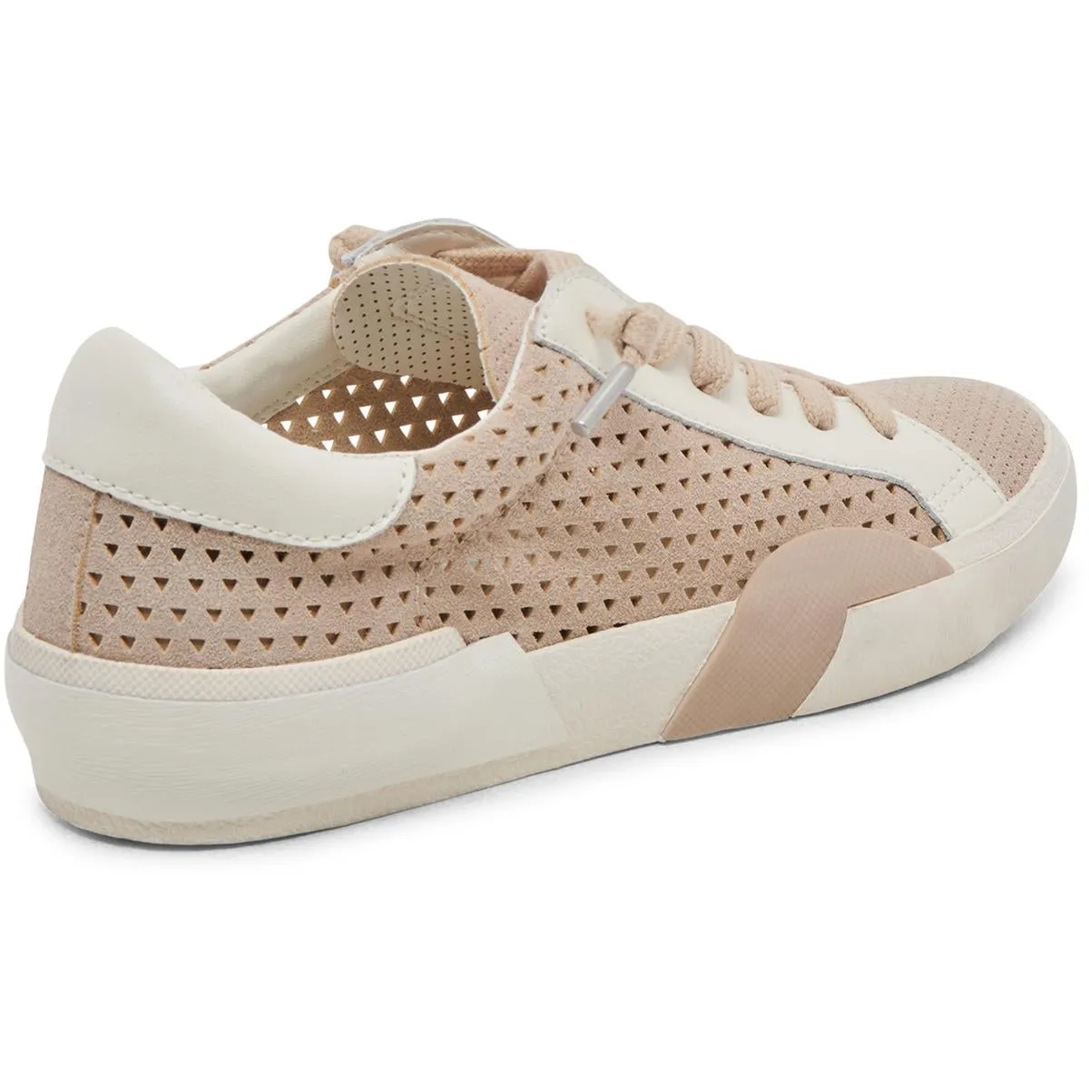 Zina Perf 360 Womens Leather Lace-Up Casual And Fashion Sneakers