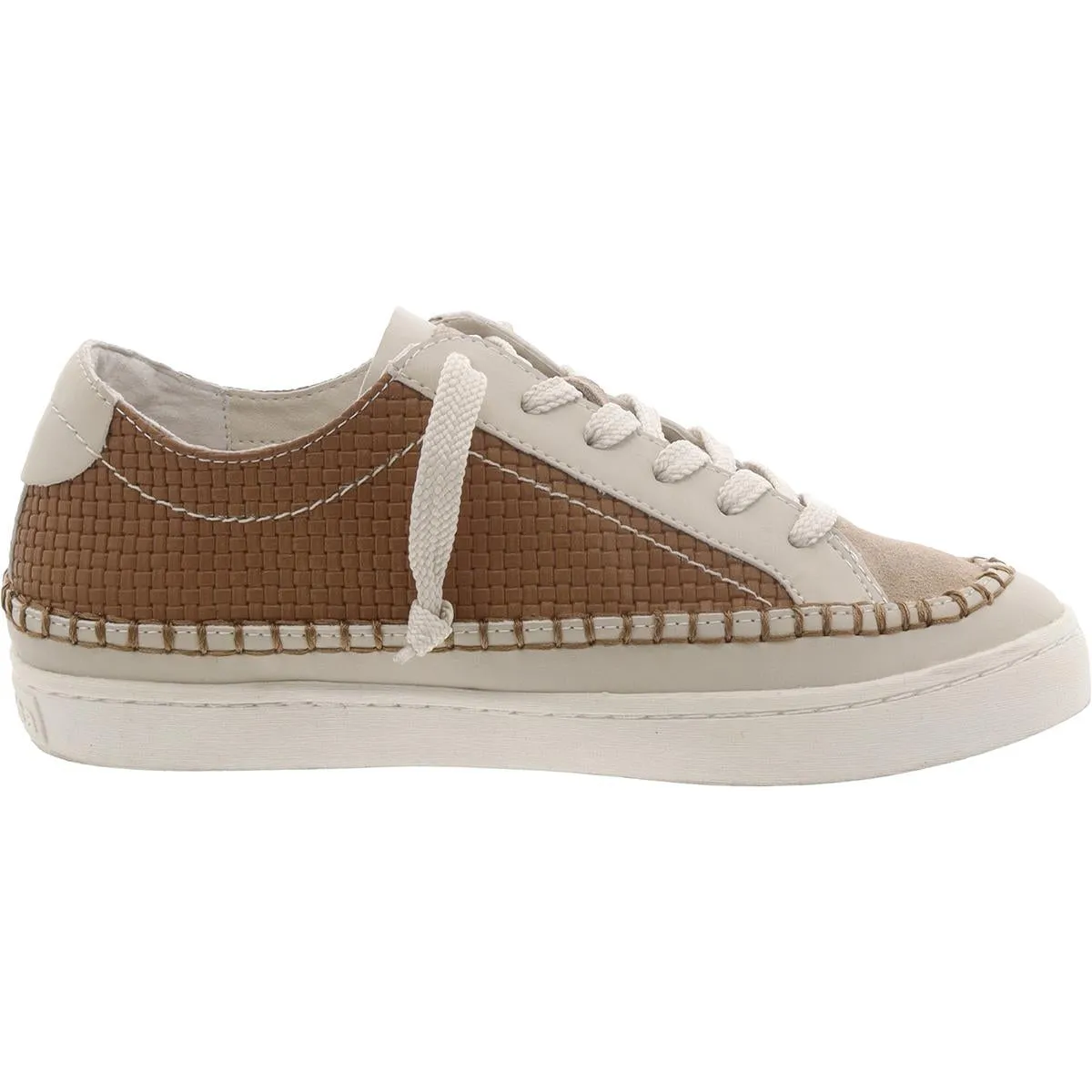 Zolen Womens Mixed Media Lace-Up Casual And Fashion Sneakers